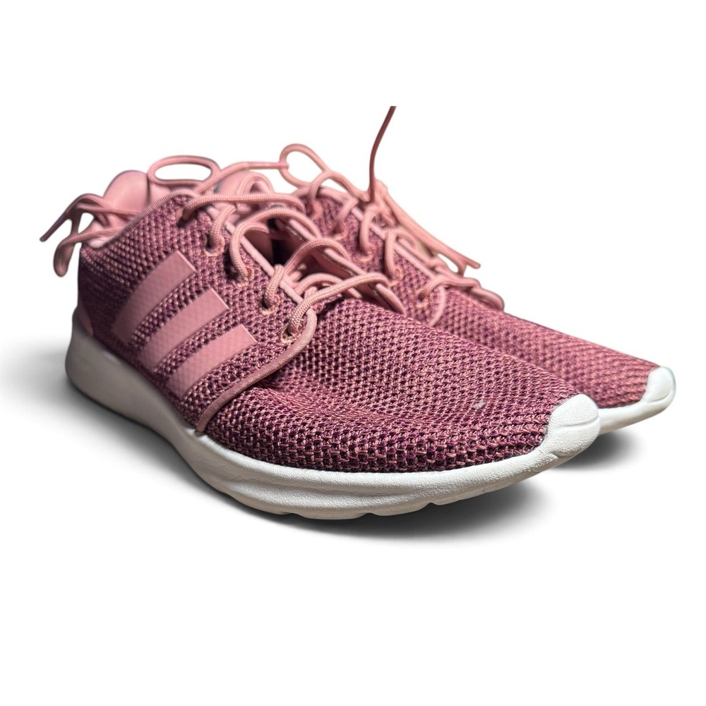 Adidas Cloudfoam QT Racer Women's 7.5 Pink Mauve Memory Foam Running Shoes